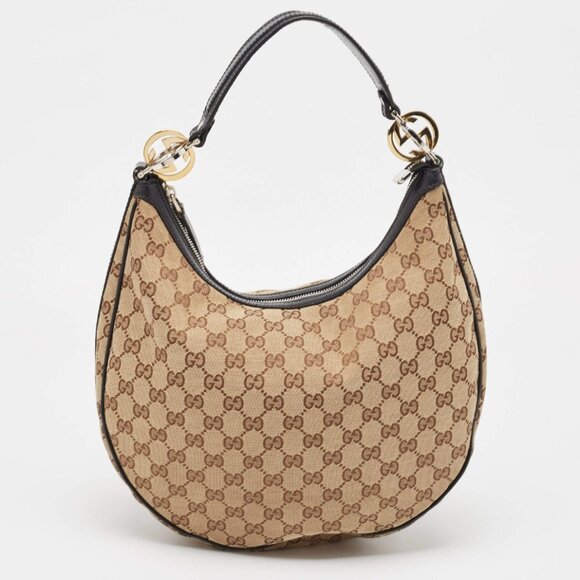 Gucci Handbags - Gucci GG Leather Shoulder Bag 450-033025